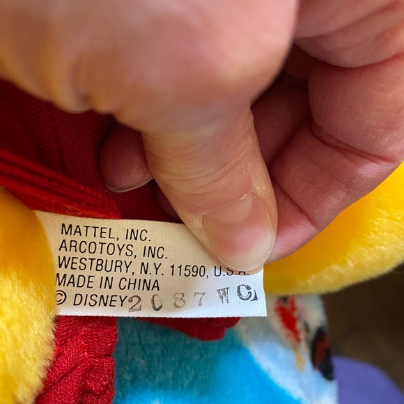 *HP*Disney Winnie The Pooh Bear Plush Mattel - Picture 9 of 9